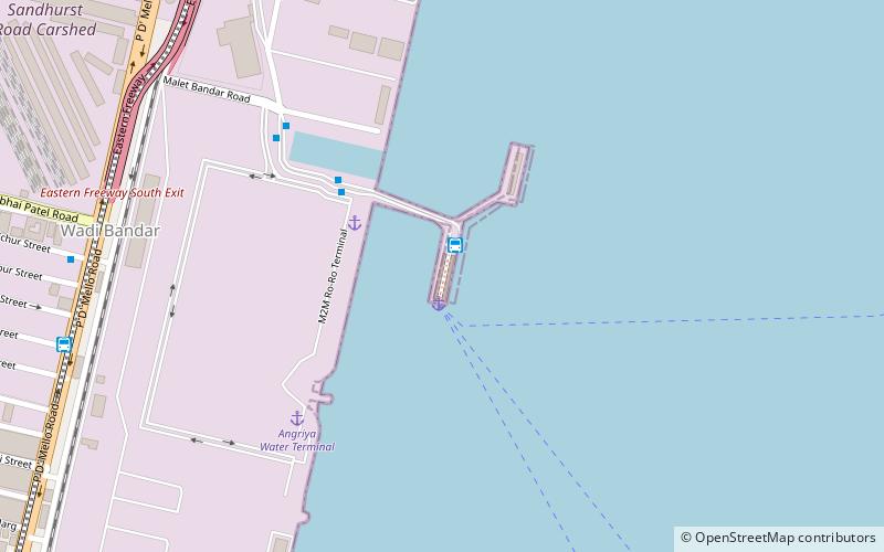 Ferry Wharf location map