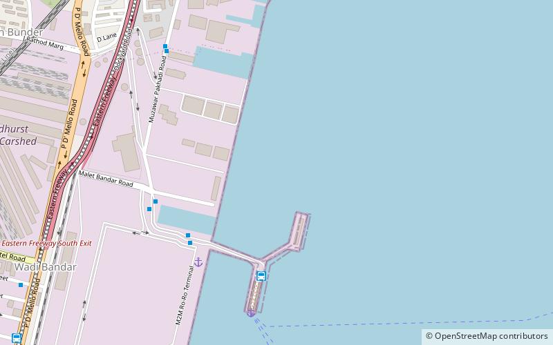 Mumbai Harbour location map