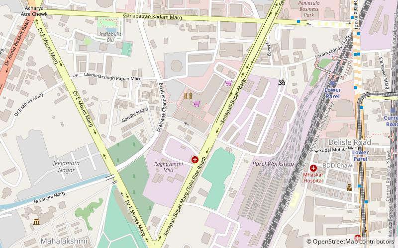 palladium mumbai location map