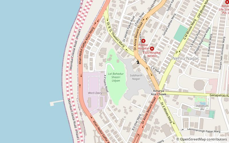 lal bahadur shastri udyan mumbaj location map