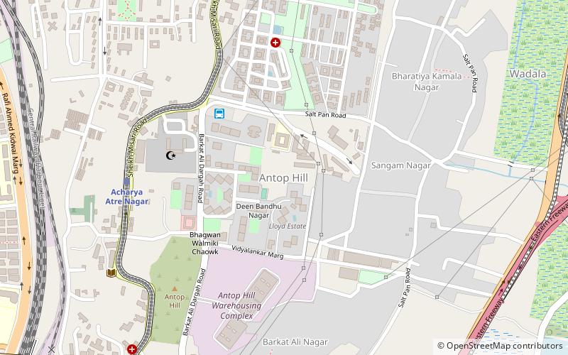 antop hill mumbai location map