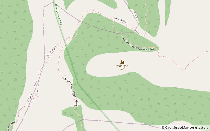 padargad bhimashankar location map