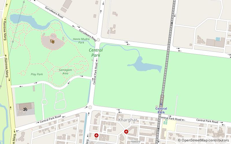 Central Park location map