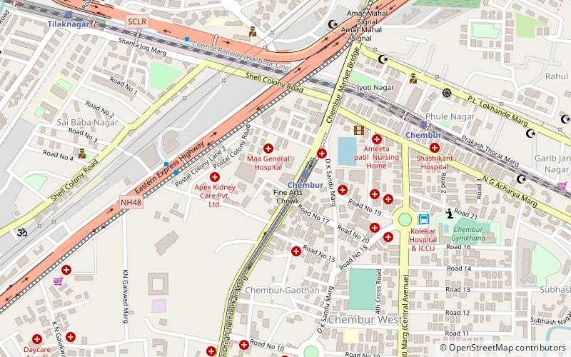 fine arts society and cultural center mumbaj location map