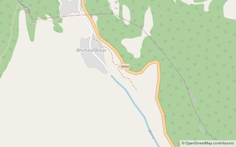 bhimashankar temple location map