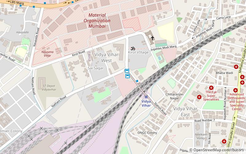 vidyavihar mumbai location map