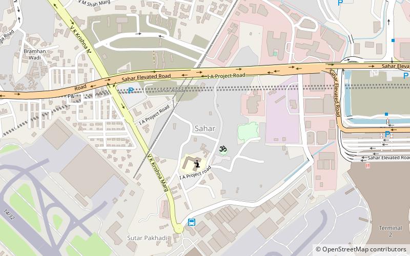 Sahar location map