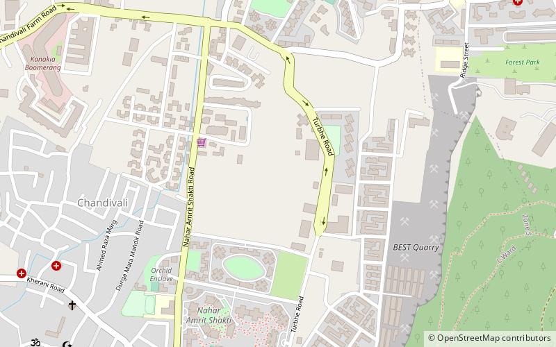 chandivali bombay location map