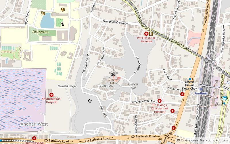 Gilbert Hill location map