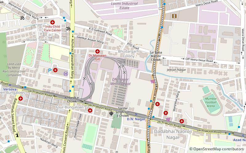 lokhandwala complex bombay location map