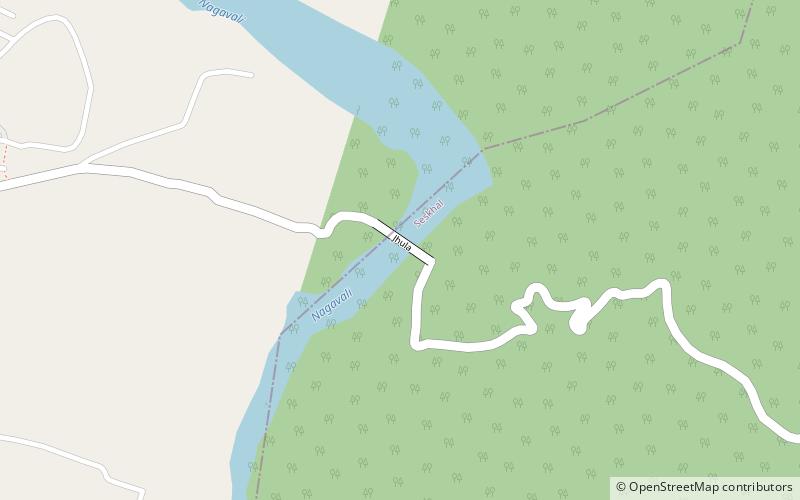 Hanging Bridge at Chekaguda location map