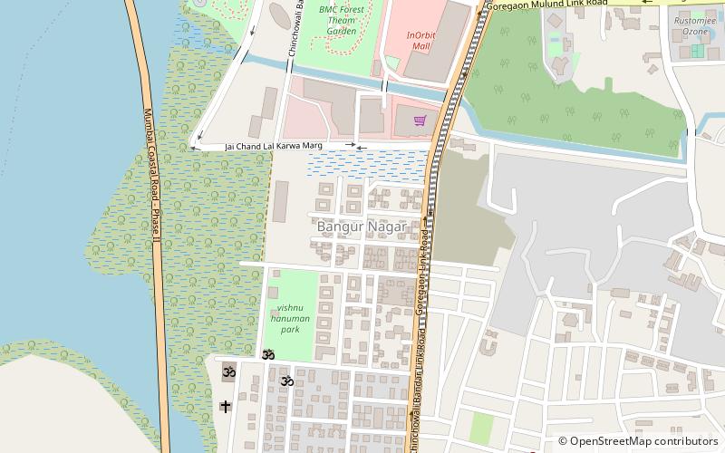 bangur nagar location map