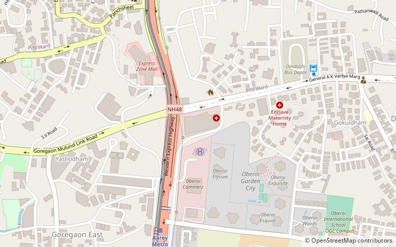 oberoi mall mumbai location map