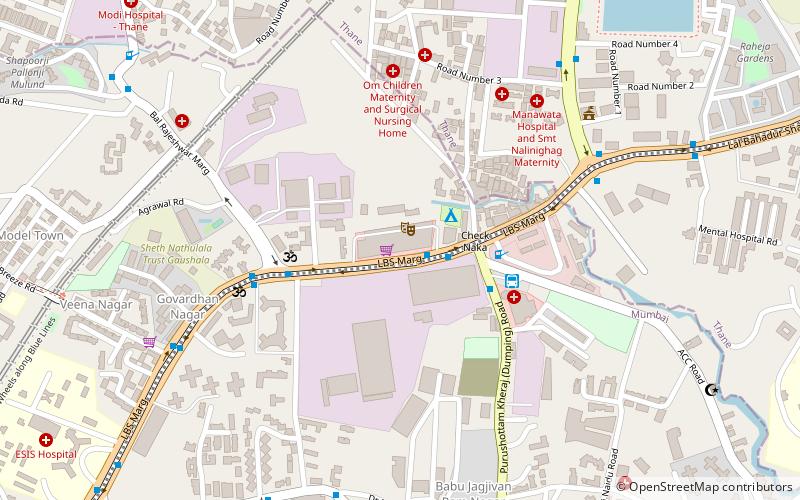 r mall mulund mumbai location map
