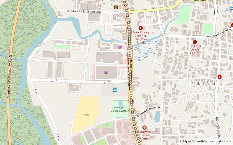 infinity malad mall mumbai location map