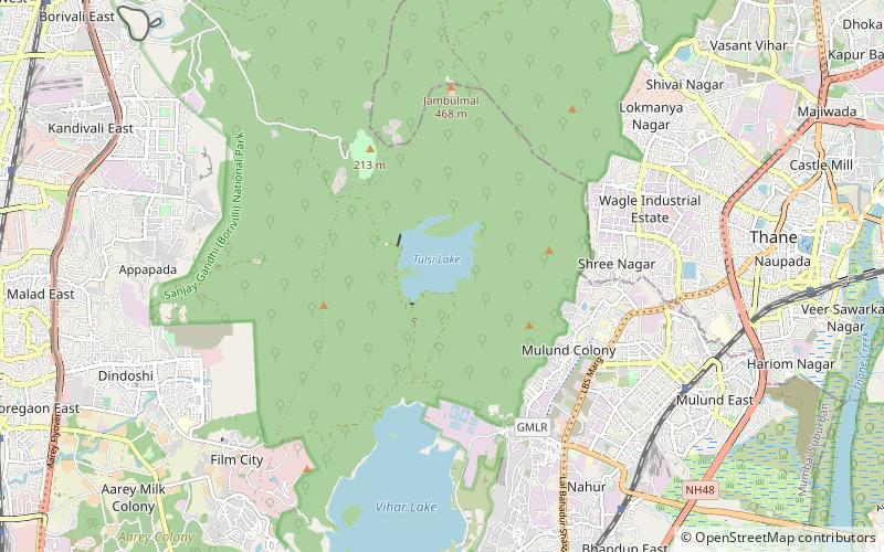 tulshi dam mumbaj location map
