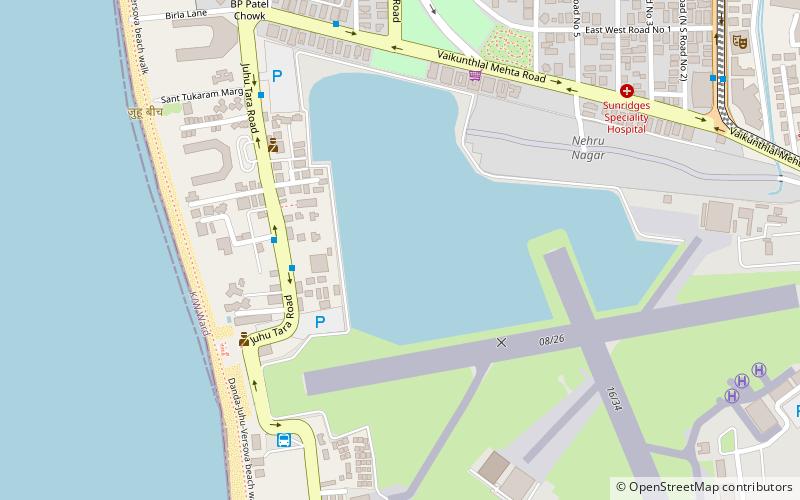 Juhu location map