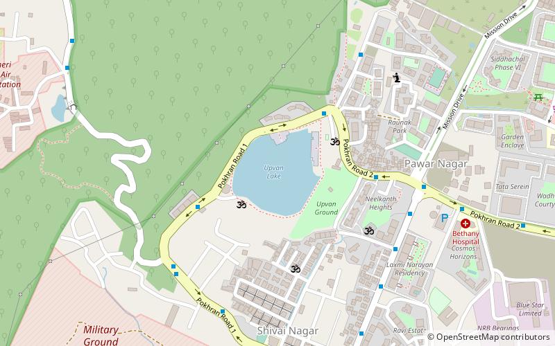 Upvan Lake location map