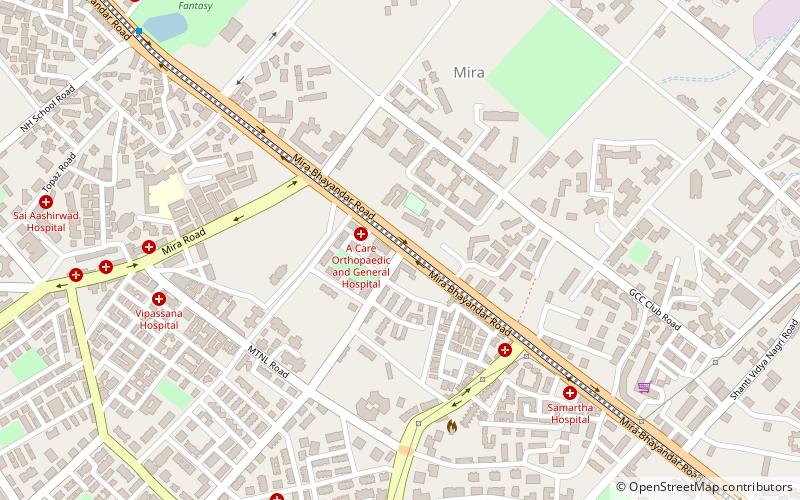 mira road thane location map