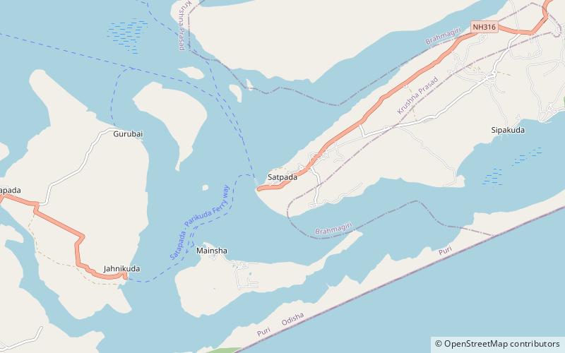 Satpada location map