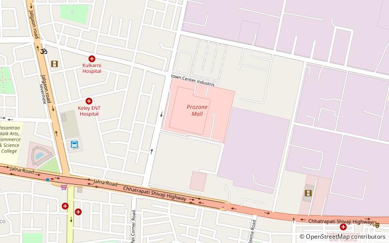 Prozone Mall Aurangabad location map