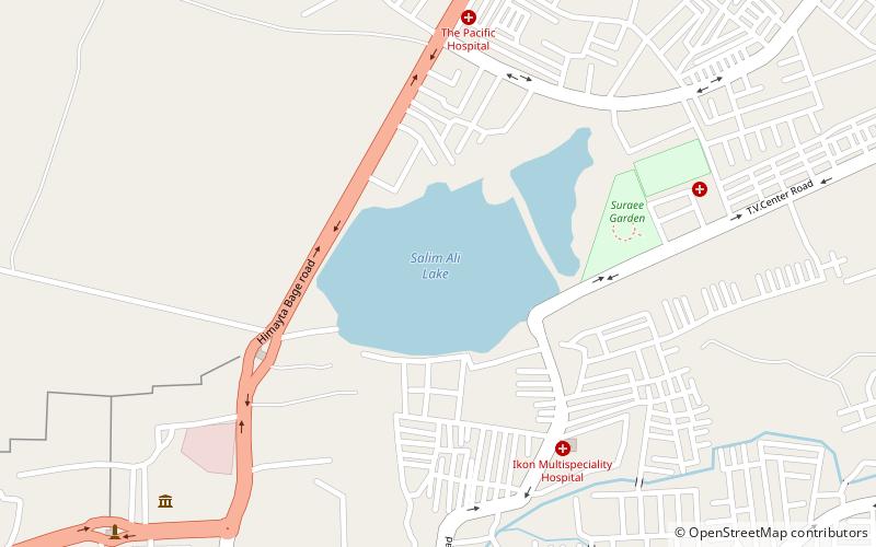 Salim Ali Lake location map