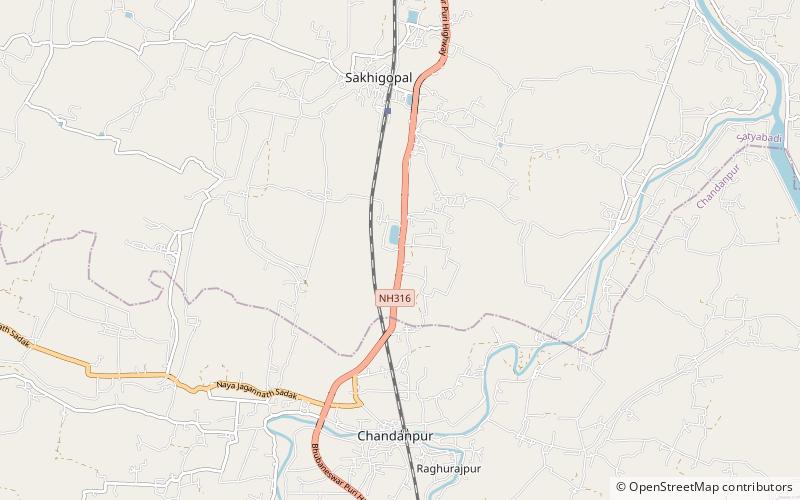 Lokanatha Temple location map