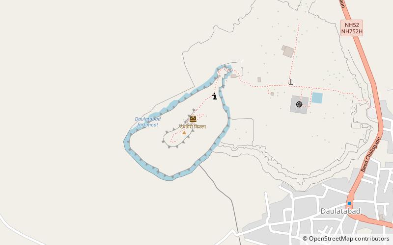 daulatabad fort aurangabad location map