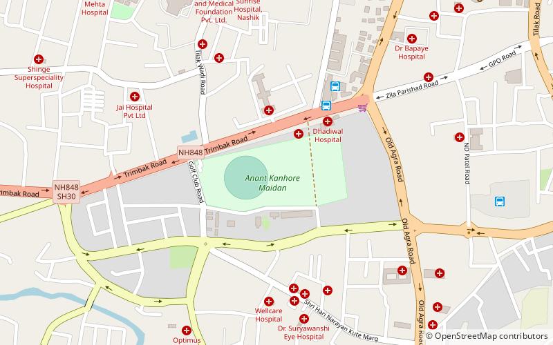 Anant Kanhore Maidan location map