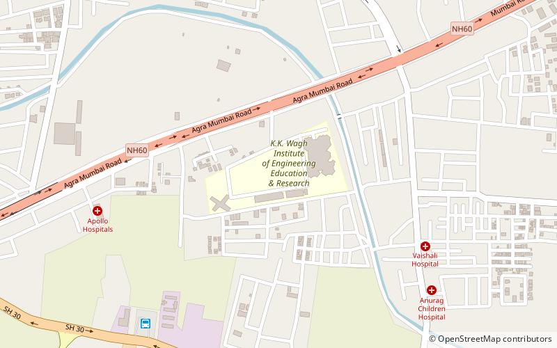 K. K. Wagh Institute of Engineering Education & Research location map
