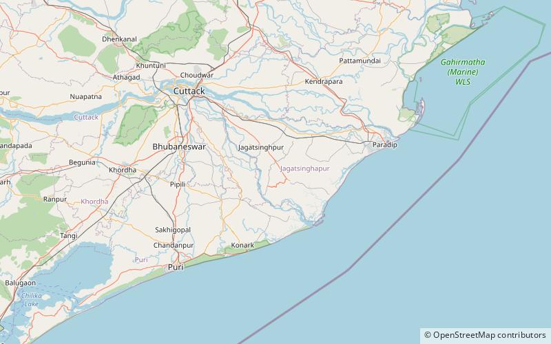 ajaikapada bhairava temple district de jagatsinghpur location map