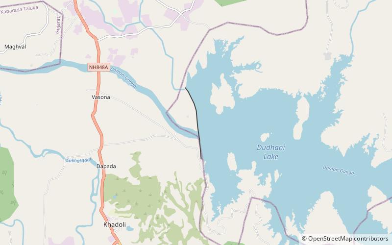 madhuban dam location map