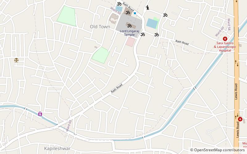 nilakantha siva temple bhubaneswar location map