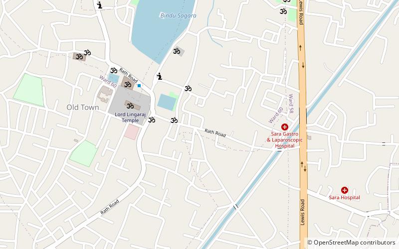 parvati temple bhubaneshwar location map