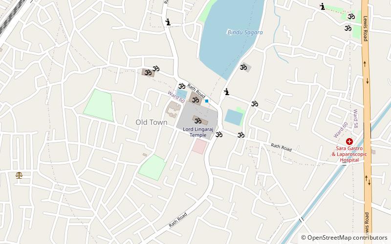 Rajarani Temple location map