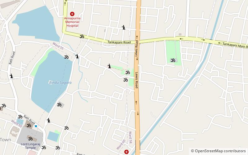 Kedareswar Temple location map