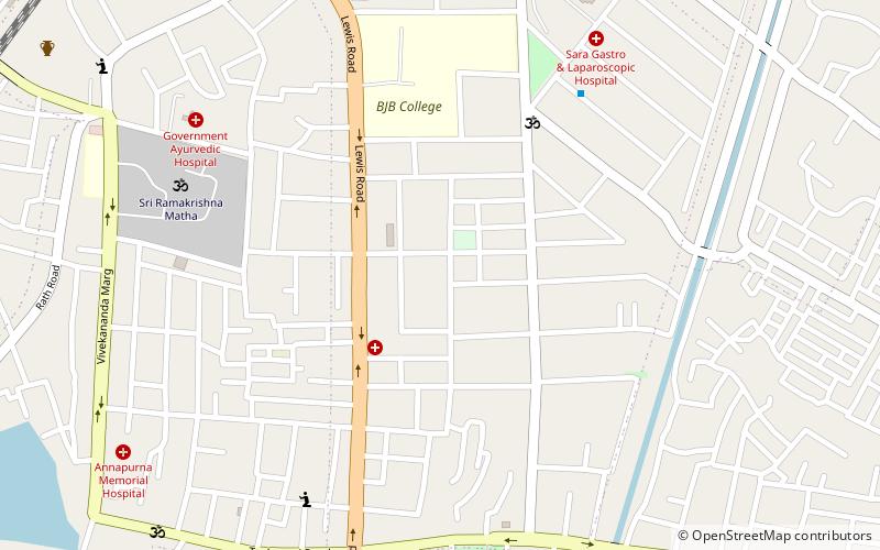 Pabaneswara Temple location map