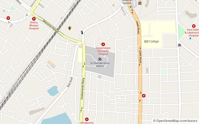 emara matha bhubaneshwar location map