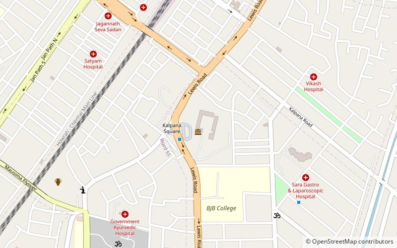 Odisha State Museum location map
