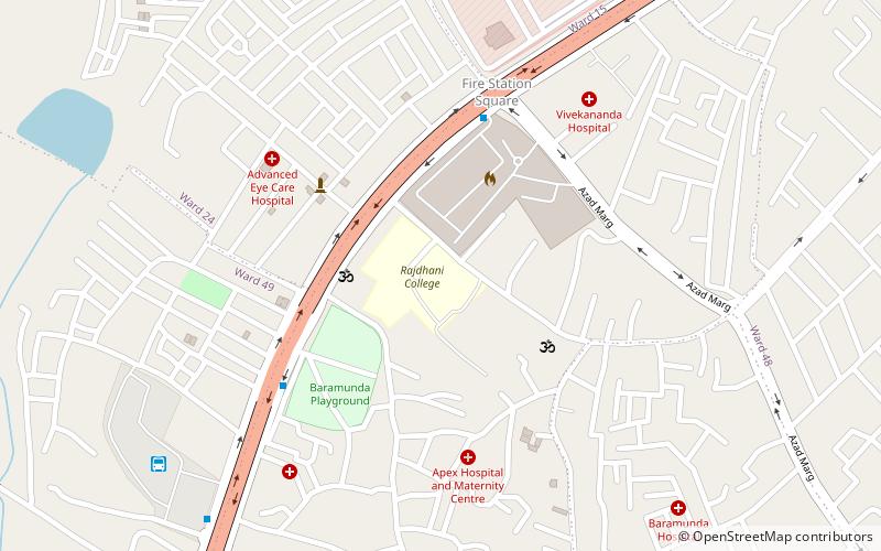 Rajdhani College location map