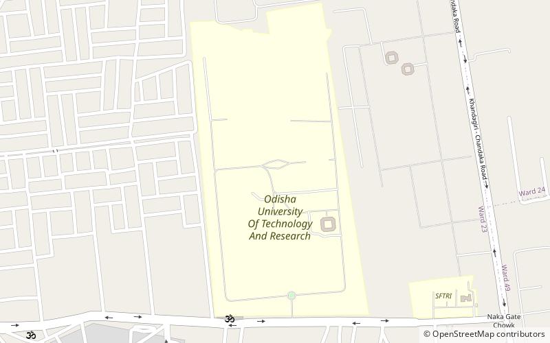 Odisha University of Technology and Research location map