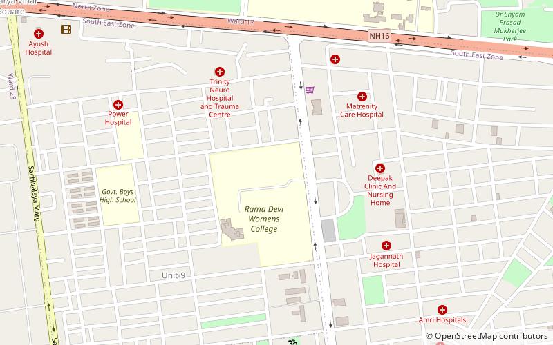 Rama Devi Women's University location map