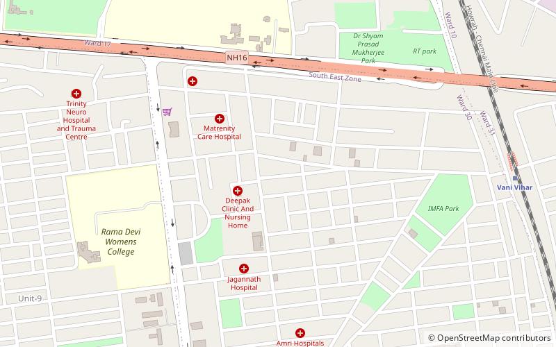 saheed nagar bhubaneswar location map