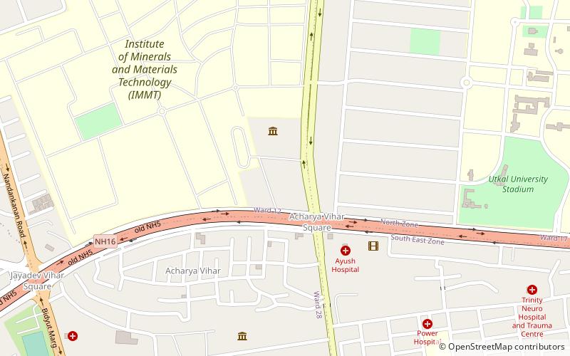 Pathani Samanta Planetarium location map