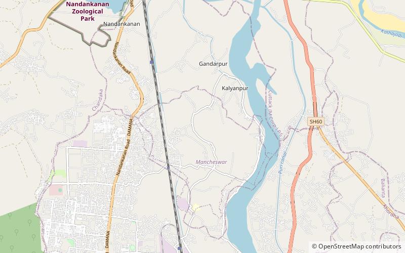 Jaleswar Siva Temple Precinct location map