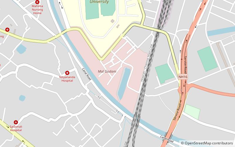 Ravenshaw University location map