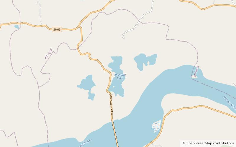 Anshupa Lake location map