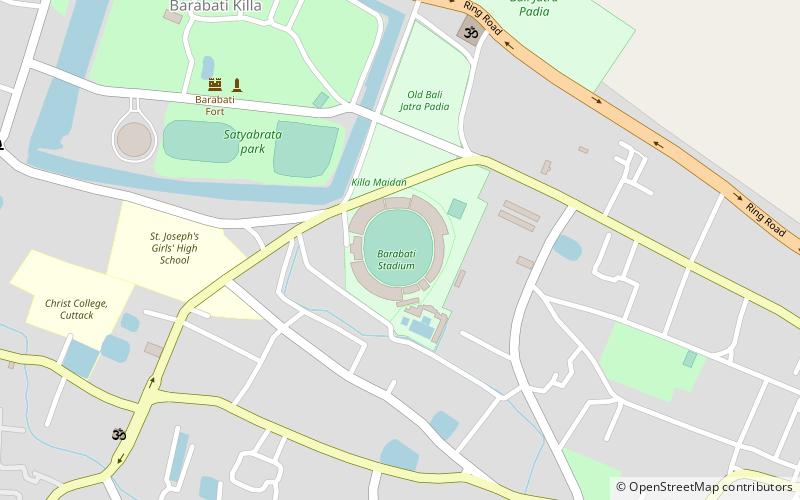 indoor stadium cuttack location map