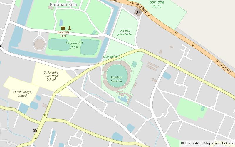 Barabati Stadium location map