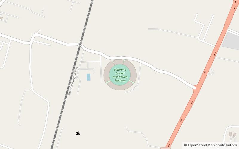 Vidarbha Cricket Association Stadium location map
